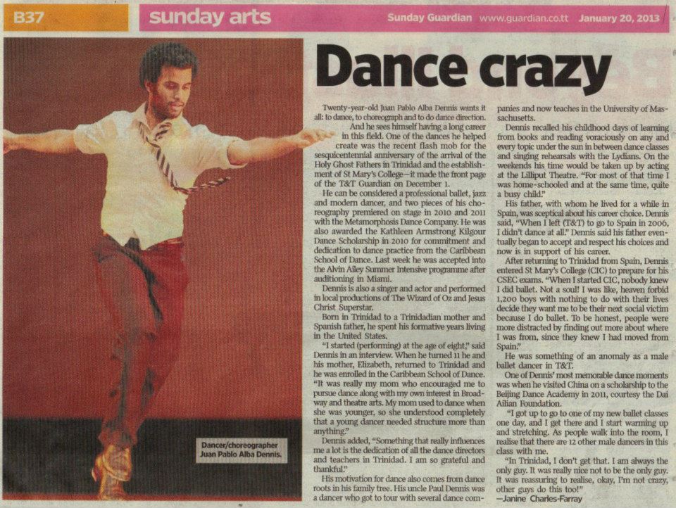Dance crazy, Juan Pablo Alba Dennis, January 20th 2013